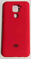 Силиконовый чехол защитный "Original Silicone Case" для Xiaomi Redmi Note 9 / Redmi 10X красный