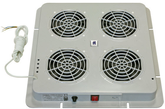 ZPAS Блок вентиляторів 4 вентилятори, 230В, 30Вт, сірий, фото 1