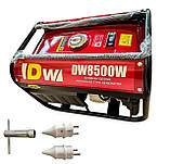 Бензиновий генератор DW 2,8 кВт (електростартер і акумулятор), фото 2