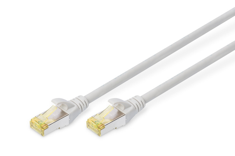 Digitus Патч-корд CAT 6a S-FTP, 15м, AWG 26/7 сірого кольору, фото 1