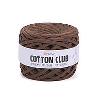 Yarnart COTTON CLUB (Коттон Клаб) № 7306 шоколад (Трикотажна пряжа, нитки для в'язання)