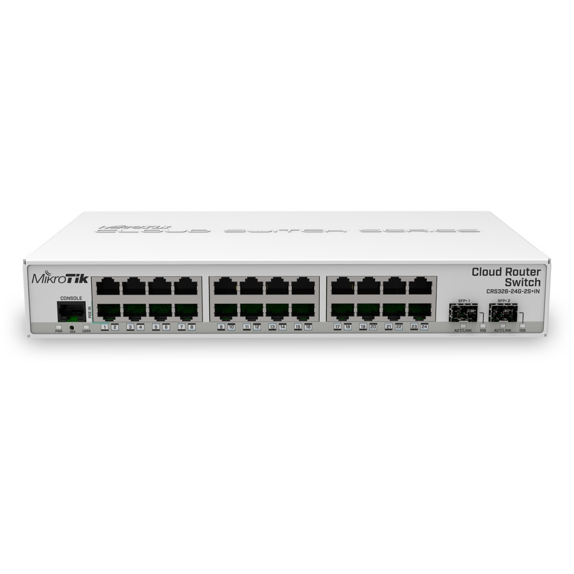 MikroTiK Комутатор Cloud Router Switch 326-24G-2S+IN, фото 1