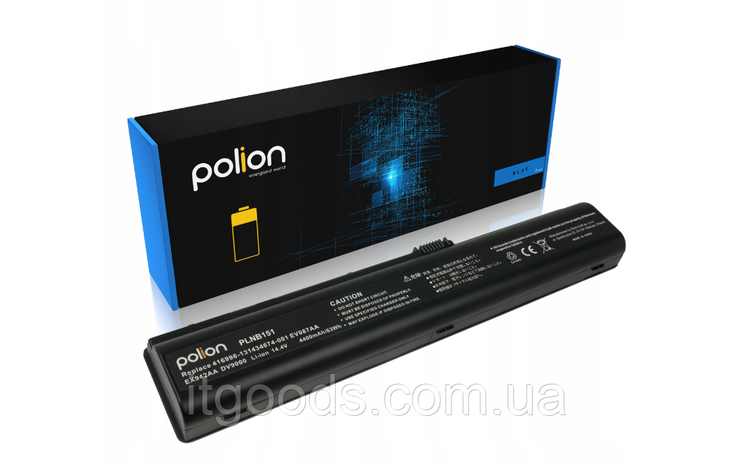 Батарея для ноутбука HP EV08 5200mAh HSTNN-IB33 HSTNN-UB33 DV9000 DV9200 DV9300 DV9500 DV9600 DV9700 DV9900 8-Cell