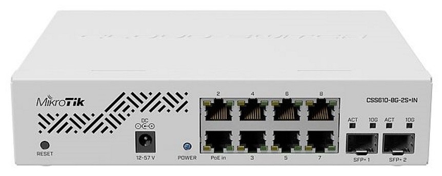 MikroTiK Коммутатор Cloud Smart Switch 610-8G-2S+IN, фото 1