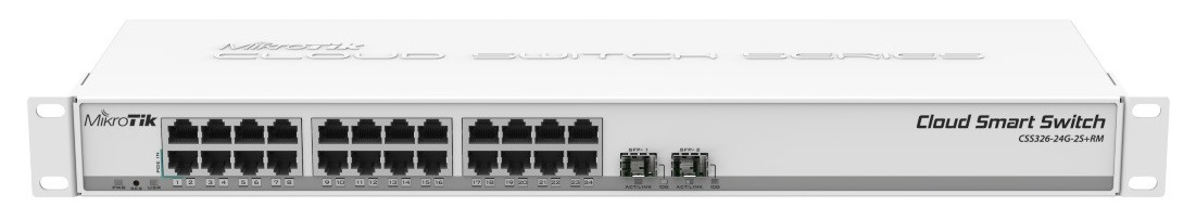 MikroTiK Коммутатор Cloud Smart Switch 326-24G-2S+RM, фото 1