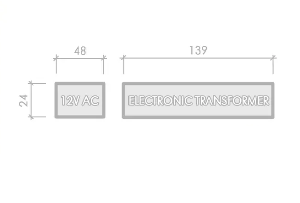 Электронный понижающий трансформатор GD-9928 105W для галогенных ламп 12V С ЗАЩИТОЙ - фото 3 - id-p1767611890