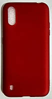 Силиконовый чехол защитный "Rock" для Samsung A01 / A015 Красный