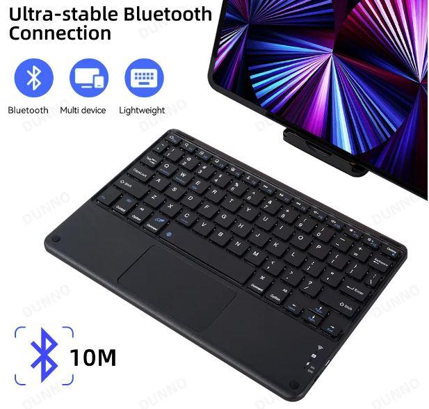 Bluetooth Клавіатура з тачпадом для планшетів і смартфонів