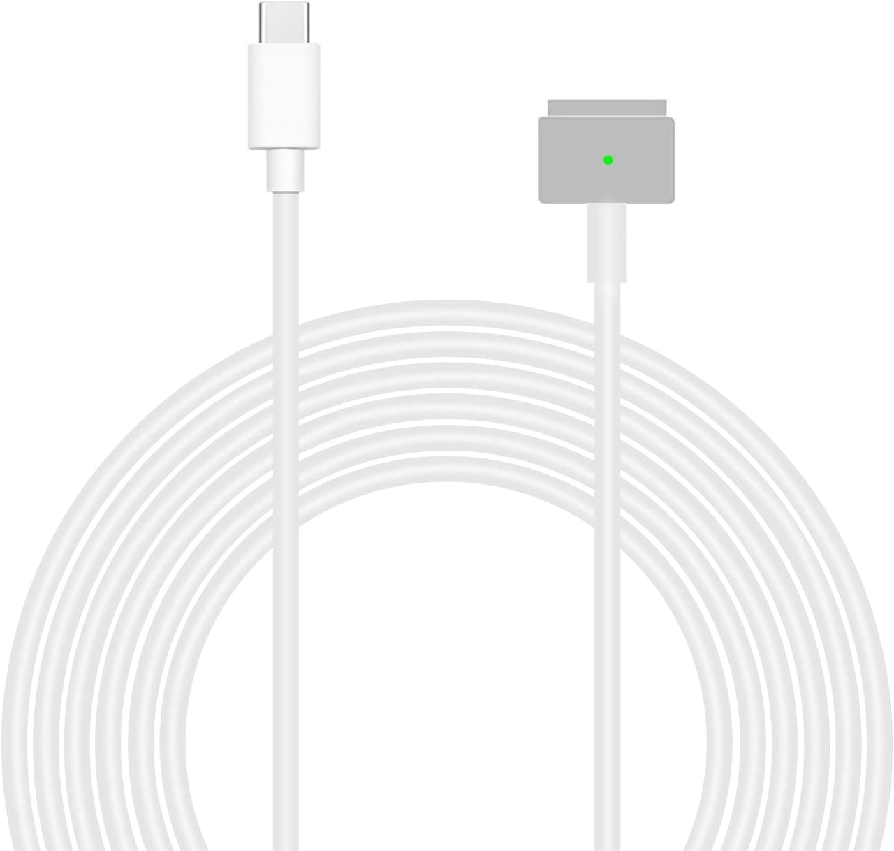 Кабель DK 170 см (45w-87w) Type-C / USB-C на MagSafe 2 для Apple MacBook (white)