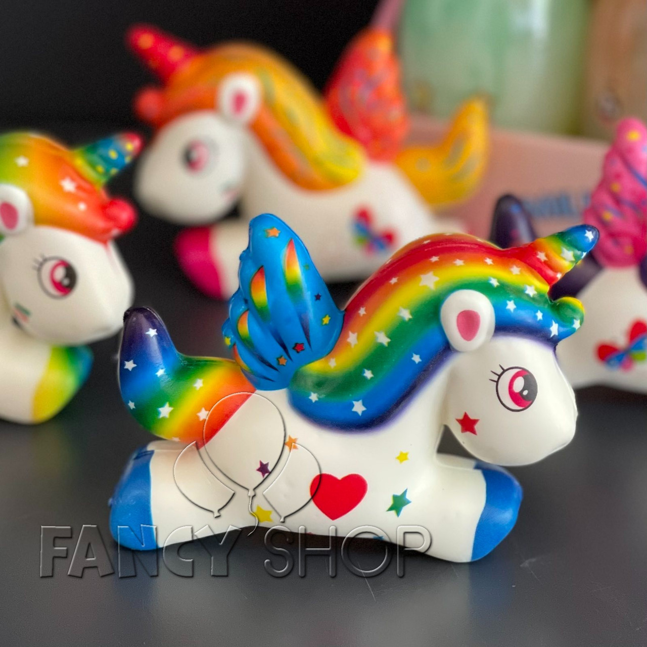 Сквіш "Єдиноріг", мікс, Игрушка - антистресс "Единорог ", фото 1