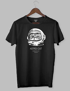 Футболка з котом "ASTRO-CAT explore my own PRIVACY"