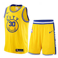 Форма желтая баскетбольная Карри 30 Голден Стейт Nike Curry Golden State Warriors