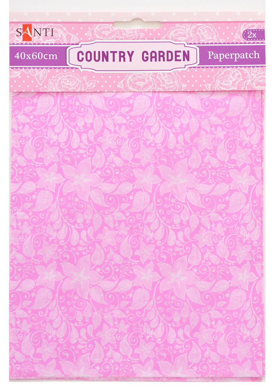 Папір для декупажу, Country garden, 2 аркуші 40*60 см