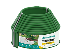 Бордюр садовий пластиковий зелений - Country Standard 6м.