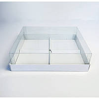 Коробка аквариум для муссовых пирожных на 4 шт