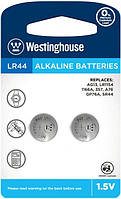 Батарейка Лужна Westinghouse Alkaline таблетка LR44 1.5 V 2шт/уп blister