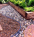 Бордюр садовий пластиковий чорний - Country Standard 15м., фото 4