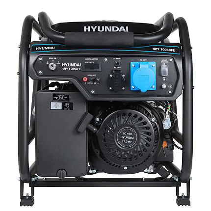 Бензиновий генератор Hyundai HHY 10050FE, фото 2
