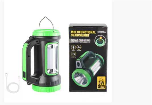 Світлодіодний ручний ліхтар MH818B із сонячною панеллю