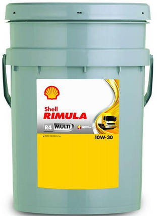 Олива моторна Rimula R4 Multi 10W-30 Shell - 20 л, фото 1
