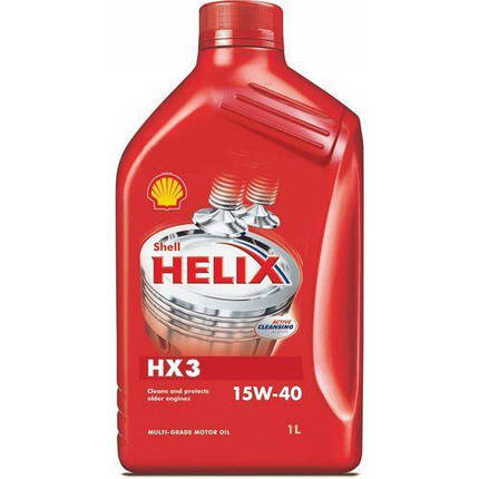Олива моторна Helix HX3 15W-40 Shell - 1 л, фото 1