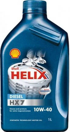 Олива моторна Helix Diesel HX7 SAE 10W-40 CF Shell - 1 л, фото 1