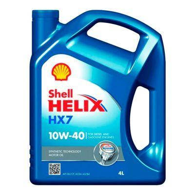 Олива моторна Helix HX7 SAE 10W-40 Shell - 4 л, фото 1