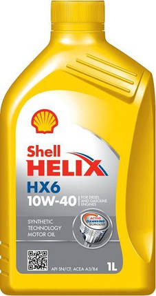 Олива моторна Helix HX6 10W-40 Shell - 1 л, фото 1