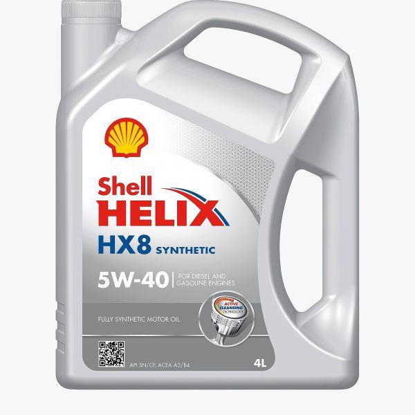Олива моторна Helix HX8 Synthetic 5W-40 Shell - 5 л