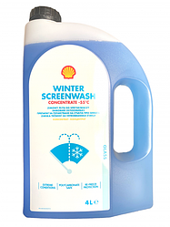 Омивач скла зимовий Winter Screenwash -55°C концетрат Shell - 4 л
