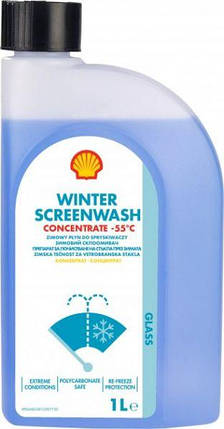 Омивач скла зимовий Winter Screenwash -55°C концетрат Shell - 1 л, фото 1