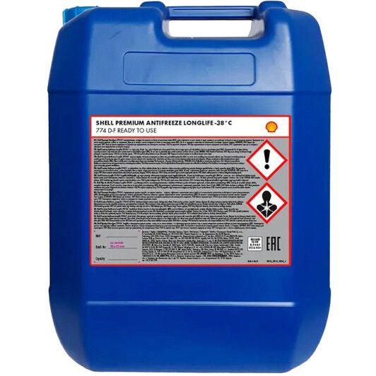 Антифриз готовий Premium Antifreeze LongLife 774 D-F (G12+) Shell - 20 л