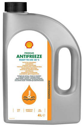Антифриз готовий Premium Antifreeze 774 C (G11) Shell - 4 л, фото 1