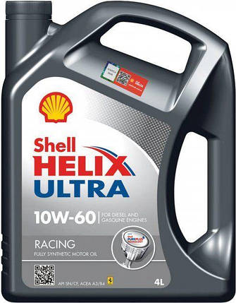 Олива моторна Helix Ultra Racing 10W-60 Shell - 4 л, фото 1