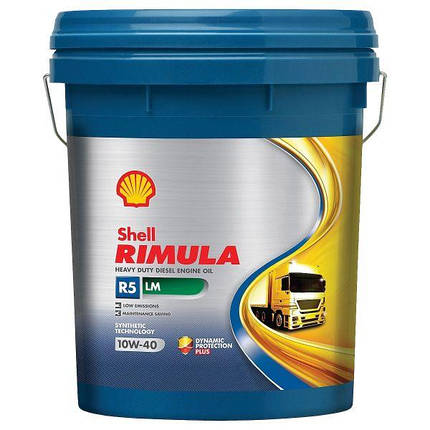 Олива моторна Rimula R5 LM 10W-40 Shell - 20 л, фото 1