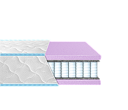 Ортопедичний матрац BRAVE "spring foam" ЖАККАРД