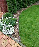 Бордюр садовий пластиковий коричневий - Country Standard 15м., фото 4