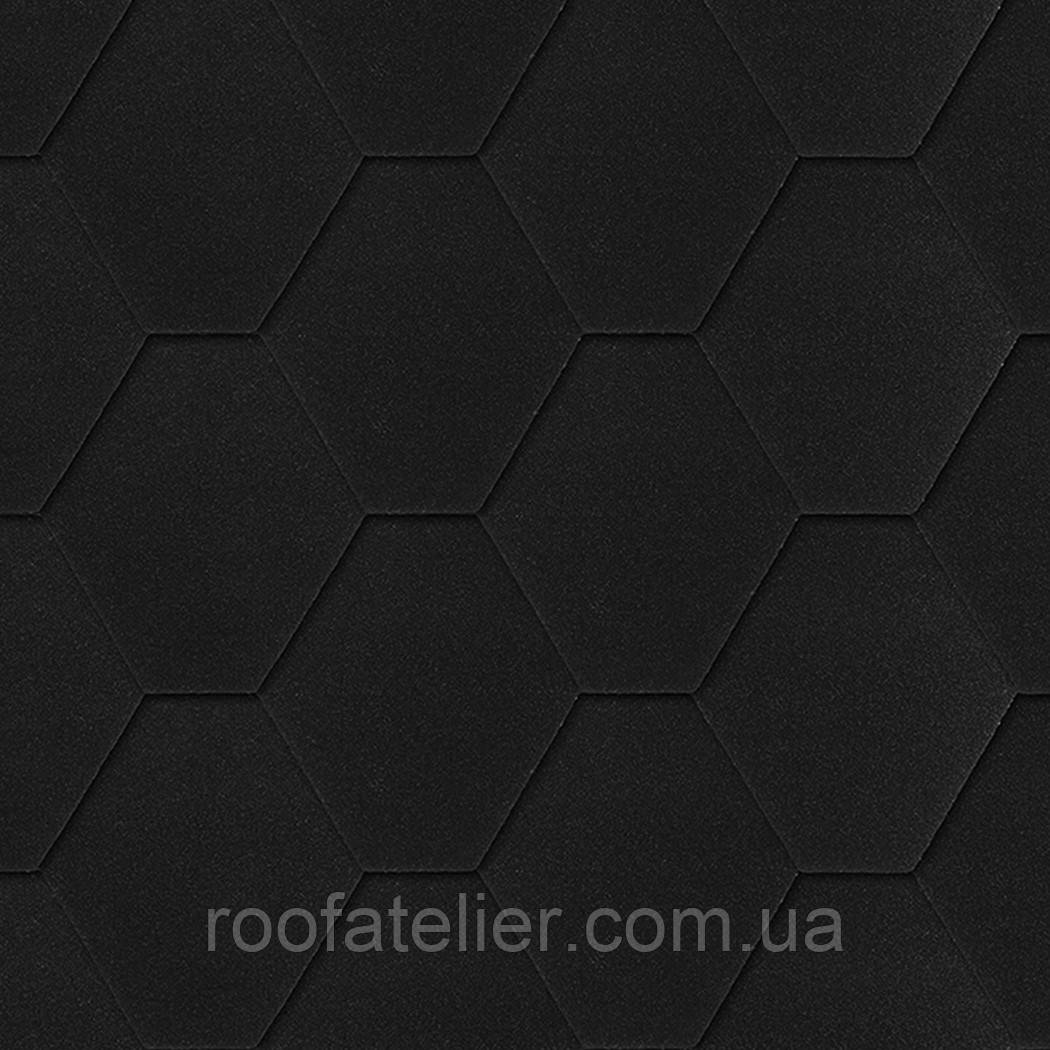 Бітумна черепиця Matizol Uni Strong трапеція графітовий 3м2