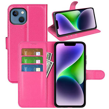 Чохол-книжка Litchie Wallet для Apple iPhone 14 Rose