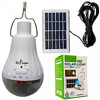 Акумуляторна лампа аварійного освітлення 10 Вт із сонячною панеллю Cl-028max