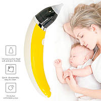 Назальный аспиратор для детей "Sniffing Equipmment For Children" Бело-желтый, электрический соплесос (VF)