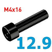 Гвинт М4х16 DIN912 міцність 12.9