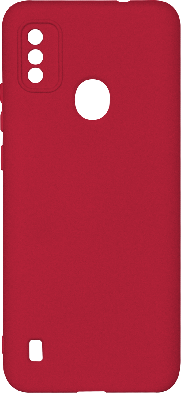 Силікон ZTE Blade A51 Silicone Case Бордовий