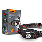 Налобний акумуляторний ліхтарик VIDEX VLF-H015 330 Lm 5000 K