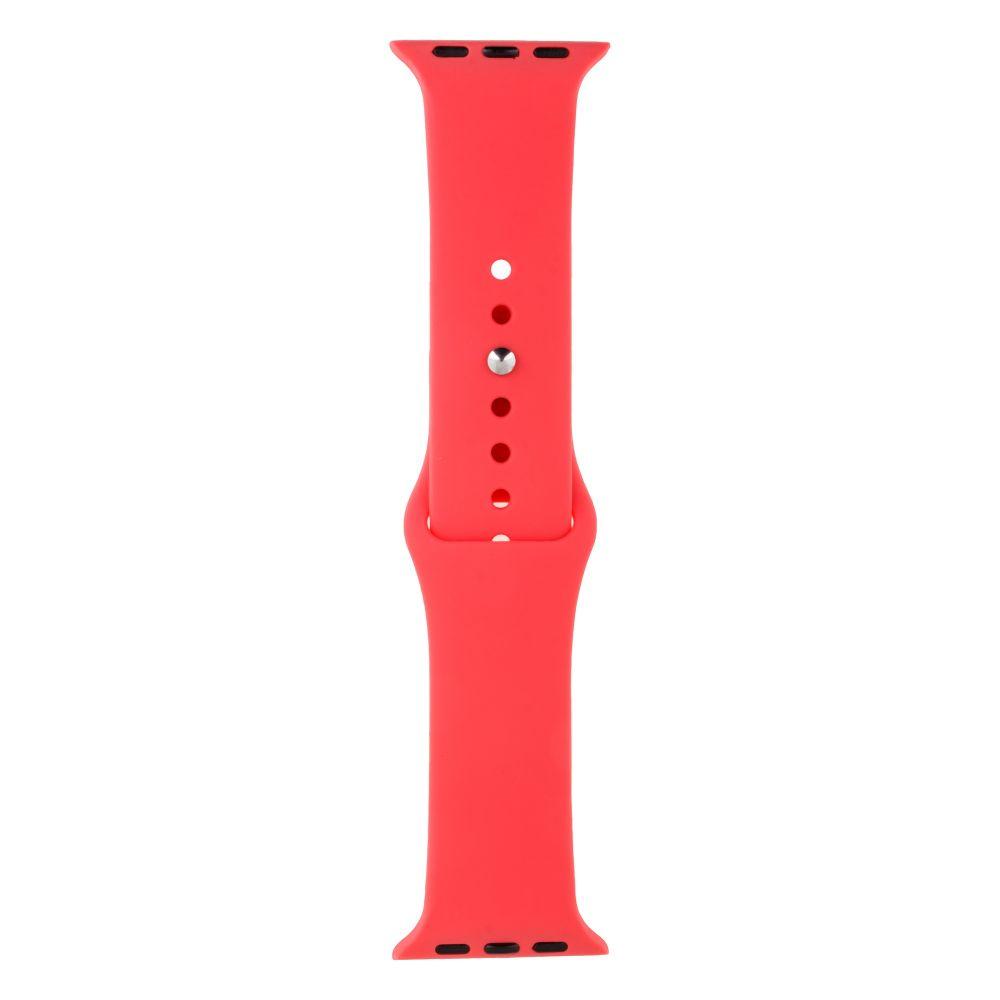 Ремінець Silicone One-Piece Size-S для Apple Watch 38 / 40mm, 37, Rose red