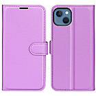 Чохол-книжка Litchie Wallet для Apple iPhone 14 Plus Violet, фото 3