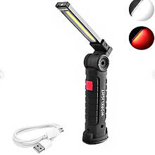 Ліхтар  W52-SMD+COB, Li-ion, ЗП micro USB 3-в-1