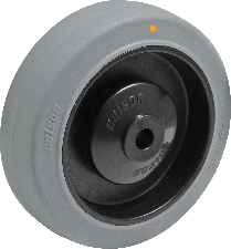 PC-серія Performa антистатичне колесо з термопластичним сірим гумовим протектором