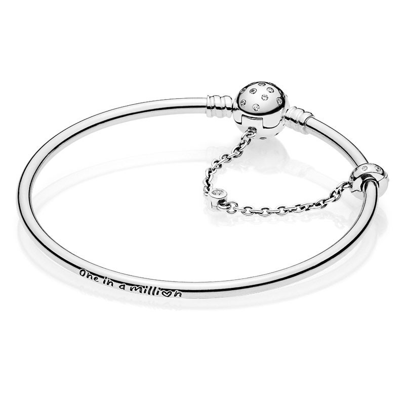 Срібний браслет-бенгл Pandora "Одна на мільйон" 597846 18, фото 1