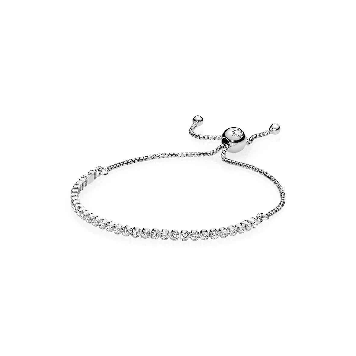 Срібний браслет Pandora з регульованою застібкою 590524CZ, фото 1
